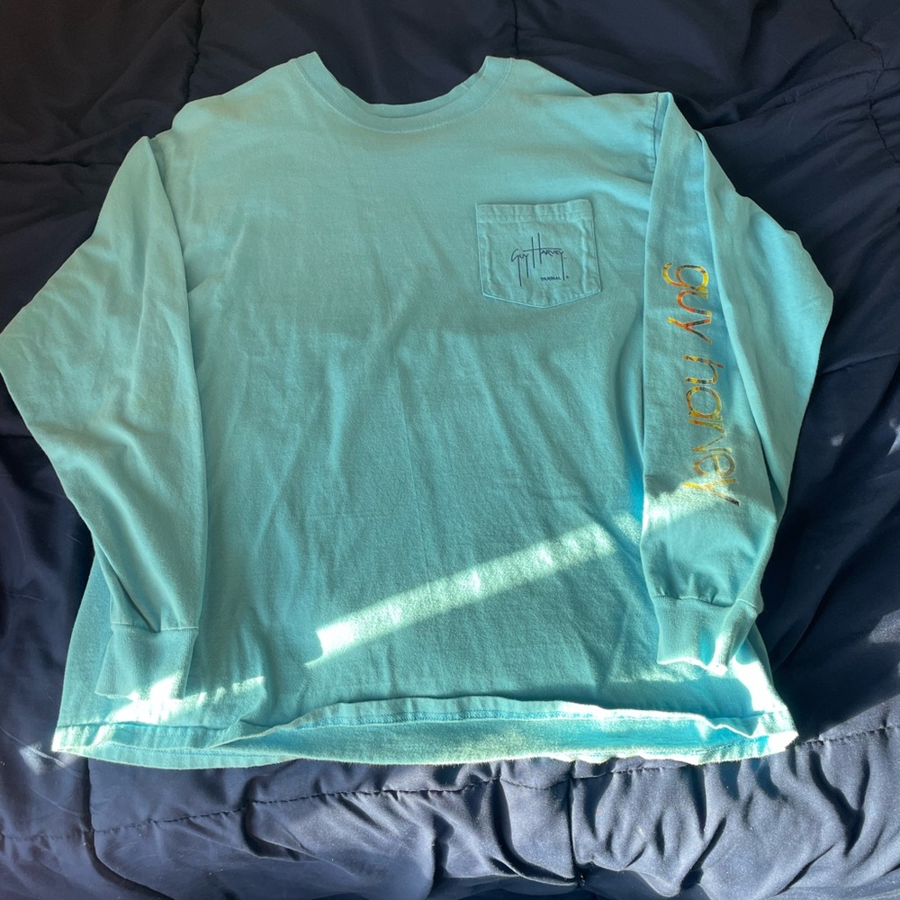 Guy Harvey Blue Long Sleeve Shirt